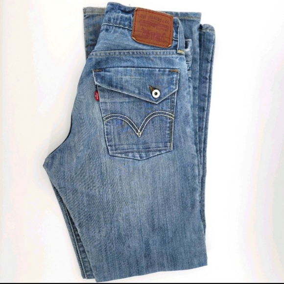Levi's Other - LEVIS 527 LOW BOOT CUT SUPER RARE VINTAGE FLAP POCKET STYLE